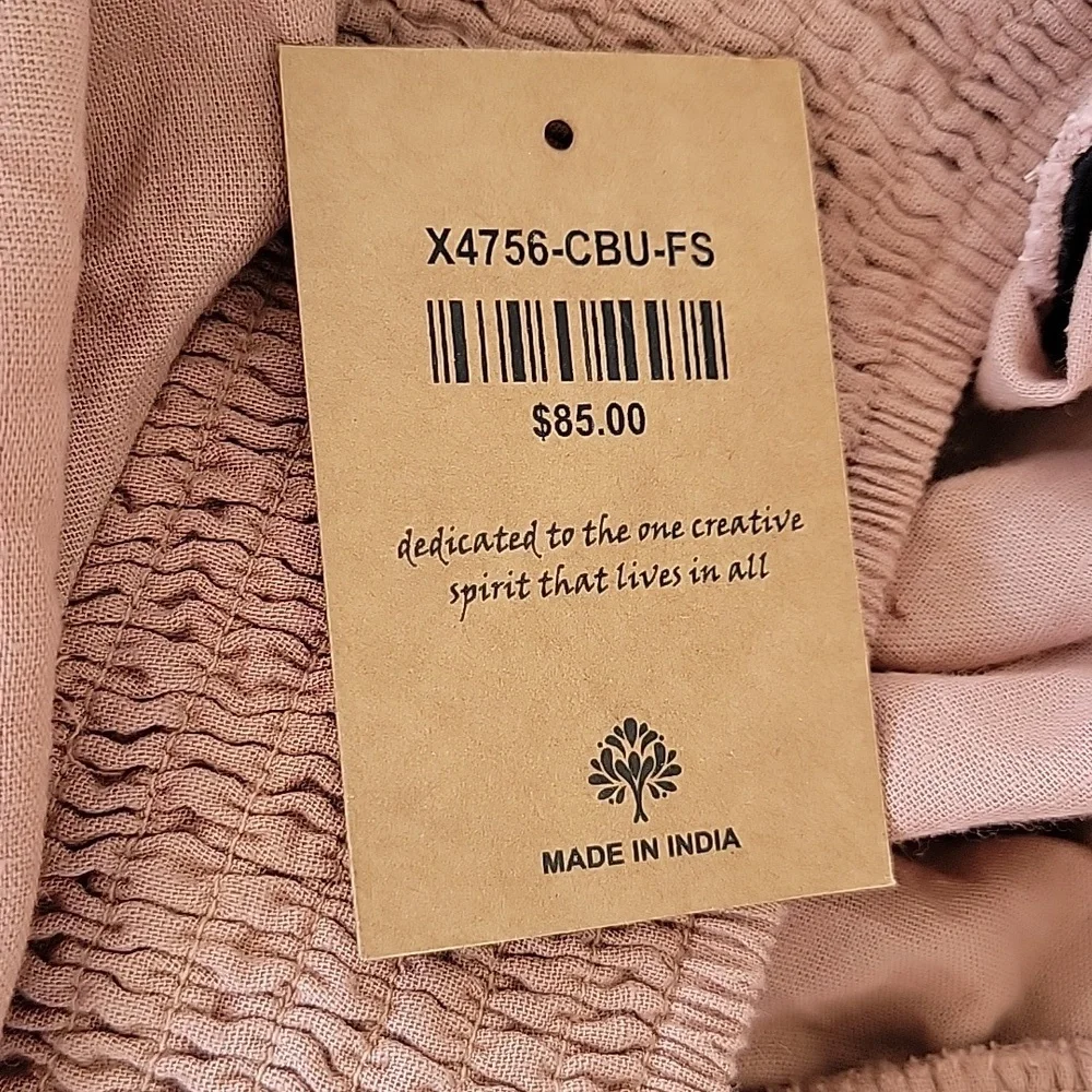 Cotton Tan Maxi Skirt Free Size Never Worn